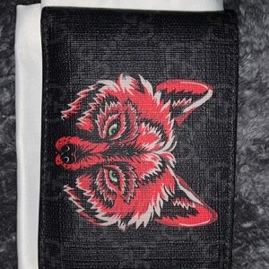 RARE* AUTHENTIC GUCCI/SUPREME MENS RED WOLF WALLET